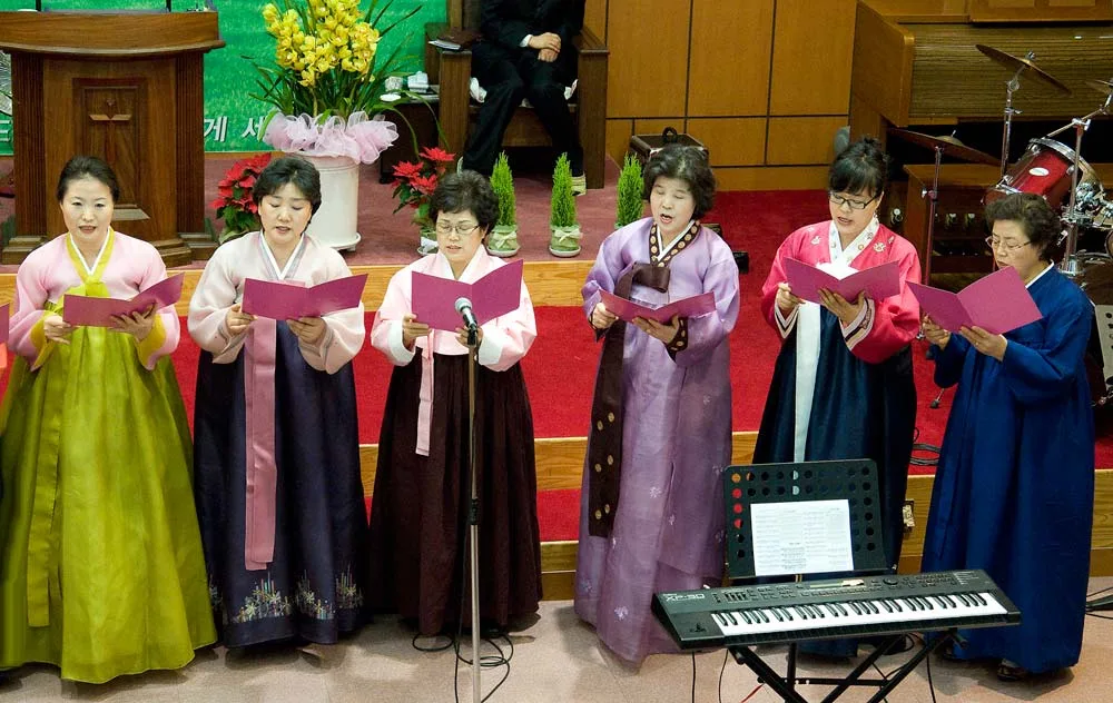 여전도회 연합 임원 찬양 사진 2