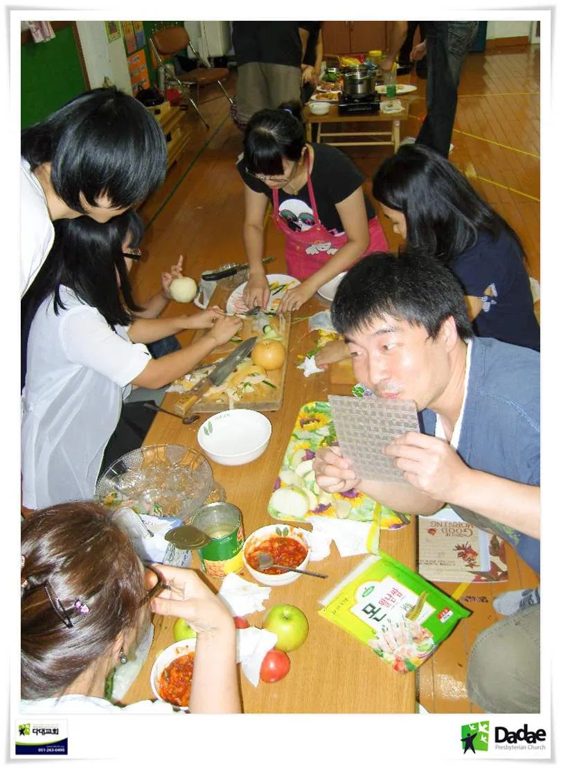 대학 청년부 요리대회 사진 2